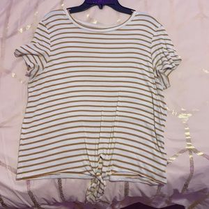 American Eagle stripped tee